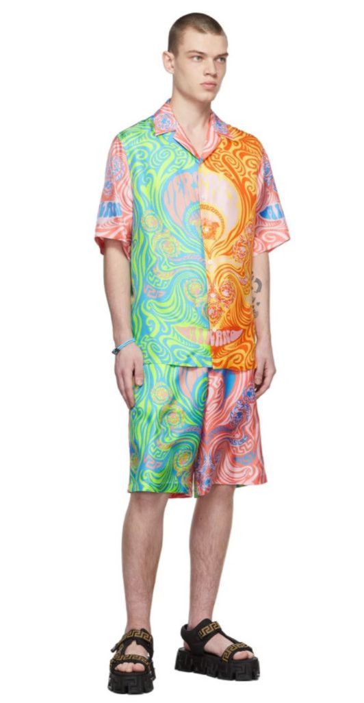 Versace Versace Shorts Size 48 Multi-color Size US 42 / EU 58 - 4 Thumbnail
