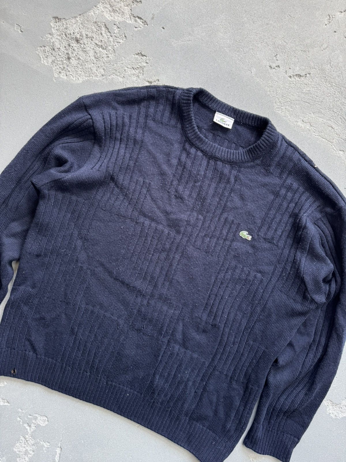 Lacoste Vintage Lacoste Sweater Wool Knit Baggy 90s Size US M / EU 48-50 / 2 - 3 Thumbnail