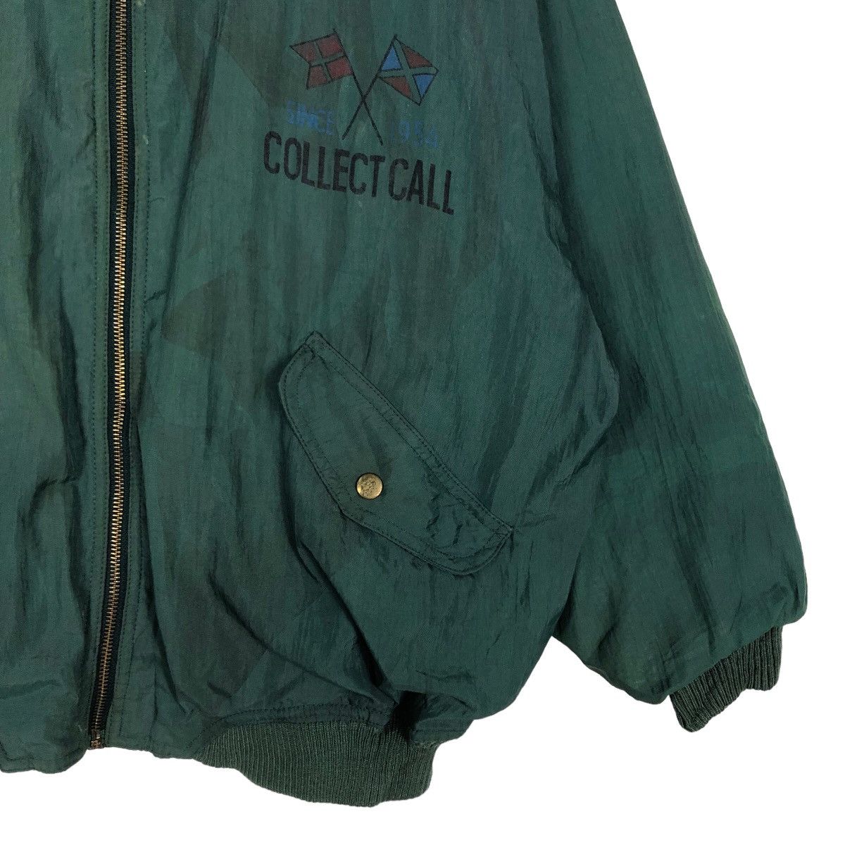 Japanese Brand 🔥Vintage Since 1954 Collect Call Bomber Jacket Big Logo Size US M / EU 48-50 / 2 - 4 Thumbnail