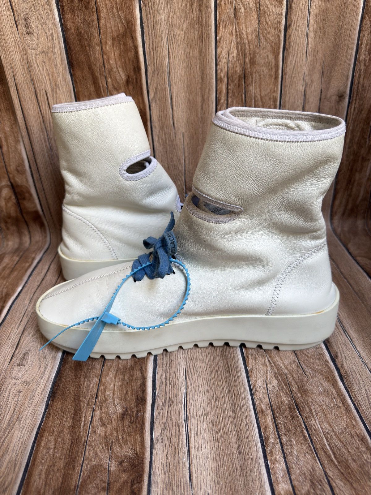 Off-White Polyurethane moto wrap sneakers Size US 11 / EU 44 - 14 Thumbnail