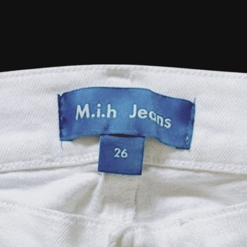 NBDN Nobrandedon M.i.h Jeans White Jeans | Size 26 Size 26" / US 2 / IT 38 - 3 Thumbnail