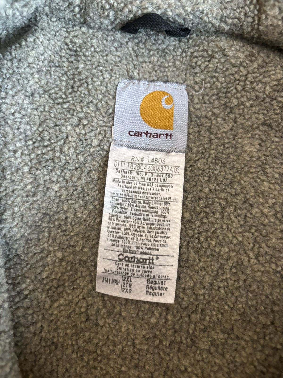 Carhartt Carhartt Zip Hoodie Size US XL / EU 56 / 4 - 3 Thumbnail