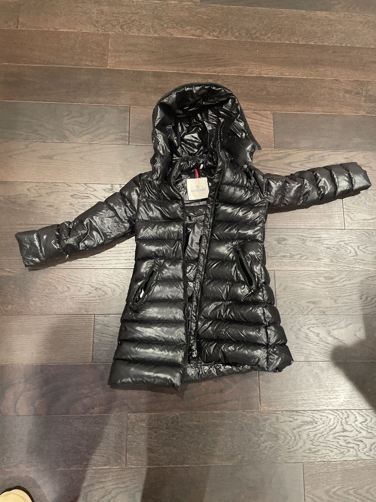 Moncler Little Girls Moka Moncler coat Size M / US 6-8 / IT 42-44 - 1 Thumbnail