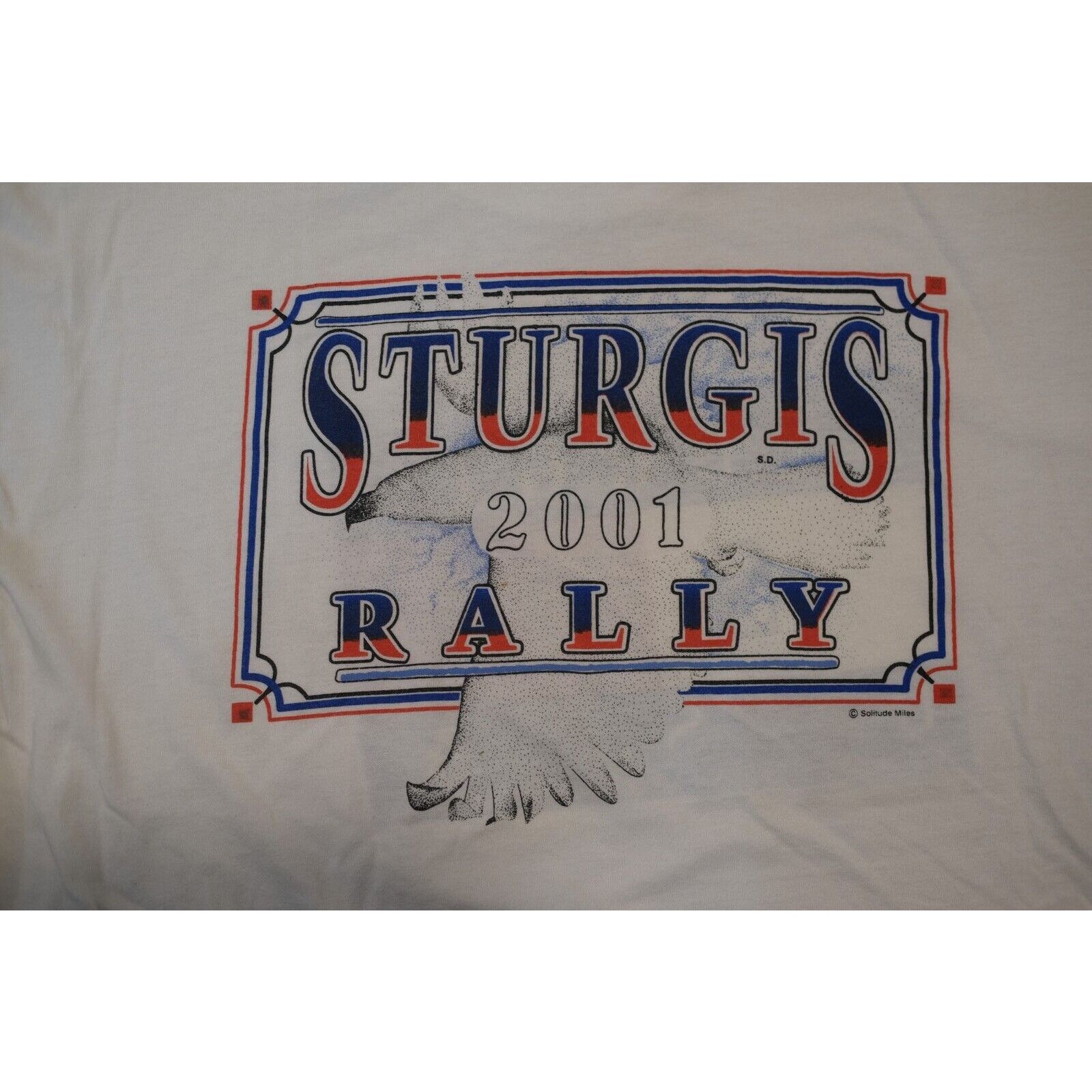Gildan Vintage 2001 Gildan Sturgis Rally Tom Hilfiger T-Shirt XL Size US XL / EU 56 / 4 - 2 Thumbnail