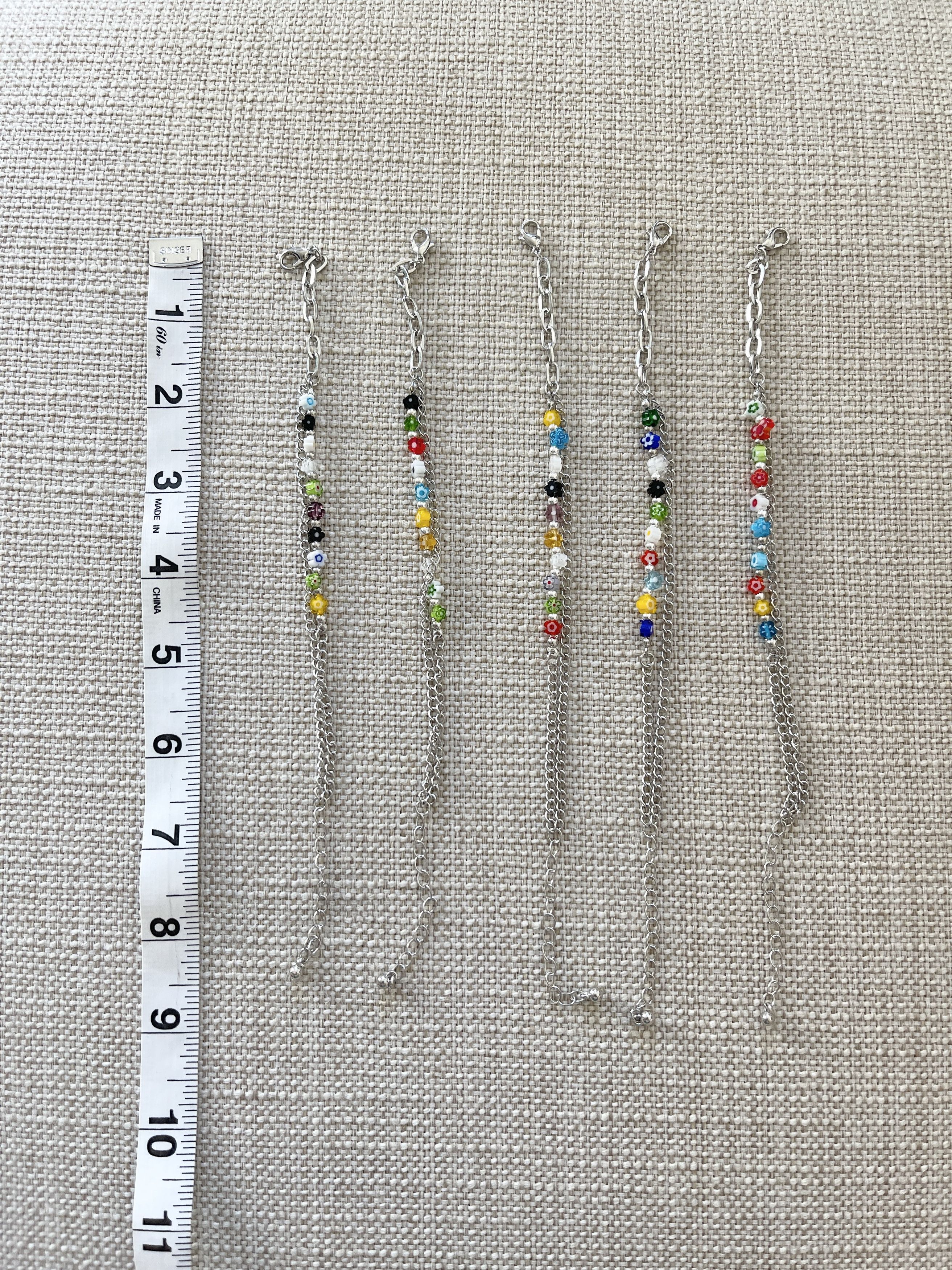 Jewelry × Vintage STEAL! Y2K Floral Bracelet Size ONE SIZE - 5 Thumbnail