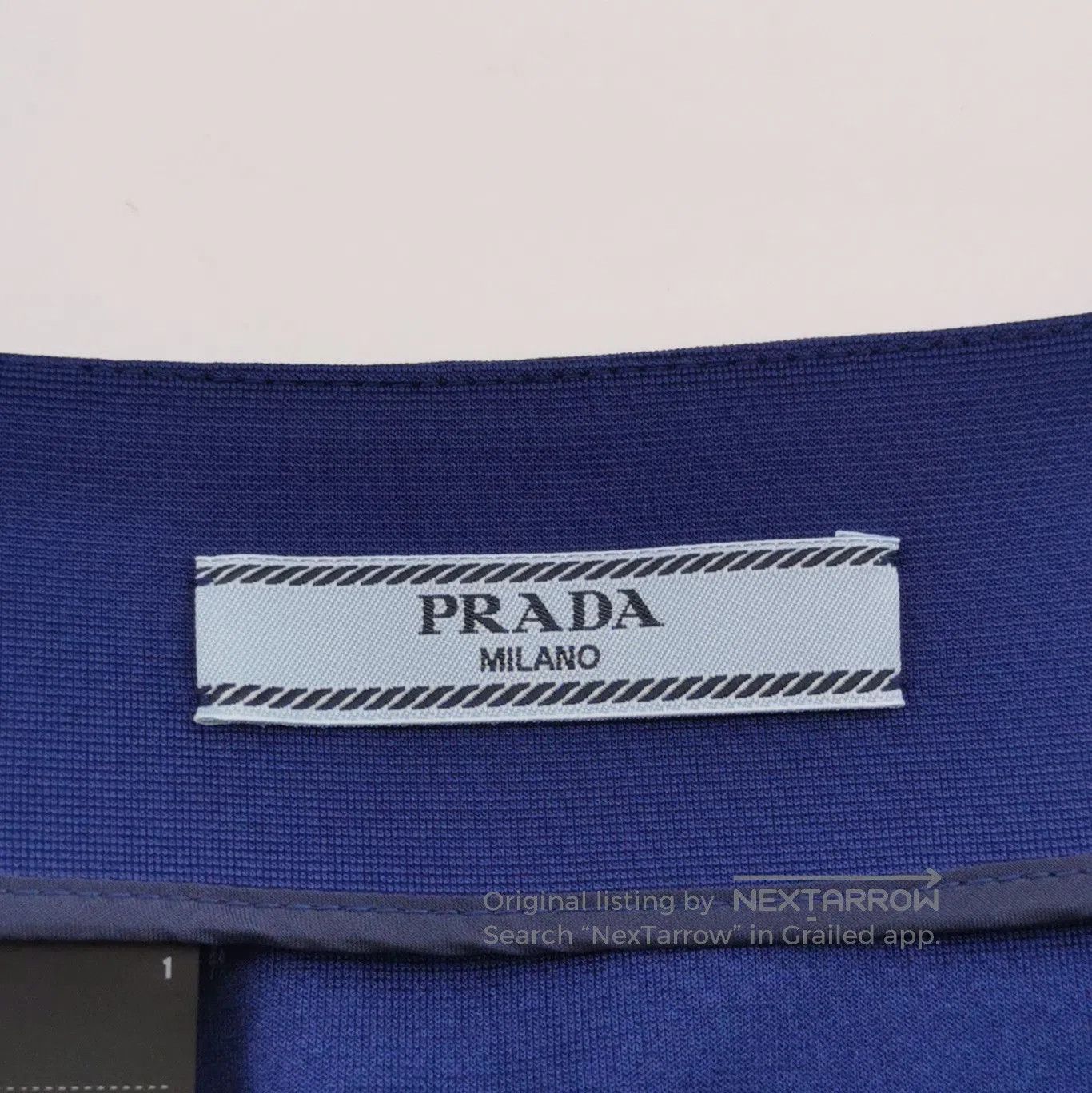 Prada Prada Solid Color Logo Half Skirt . Size 37" - 6 Thumbnail