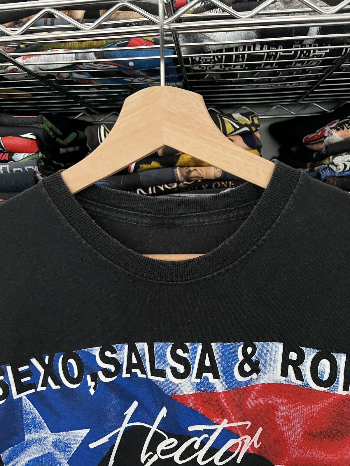 Band Tees 2000s Hector Lavoe Sexo Salsa & Ron Mexican Bootleg Tee Size US M / EU 48-50 / 2 - 2 Thumbnail