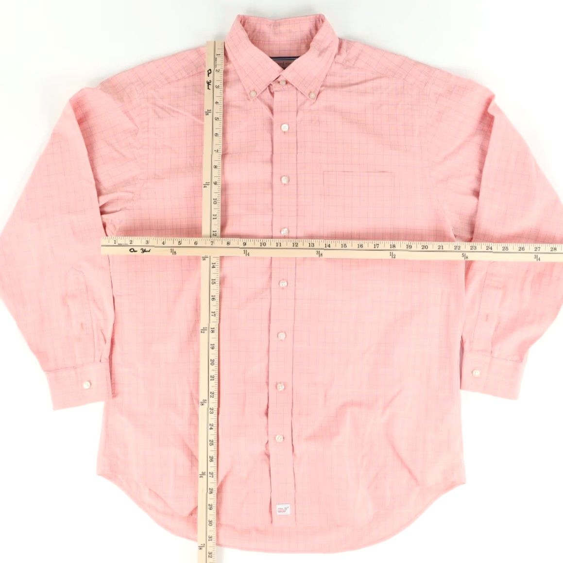 Vineyard Vines VINEYARD VINES Murray Cotton Check Shirt Pink Men's L Size US L / EU 52-54 / 3 - 3 Thumbnail