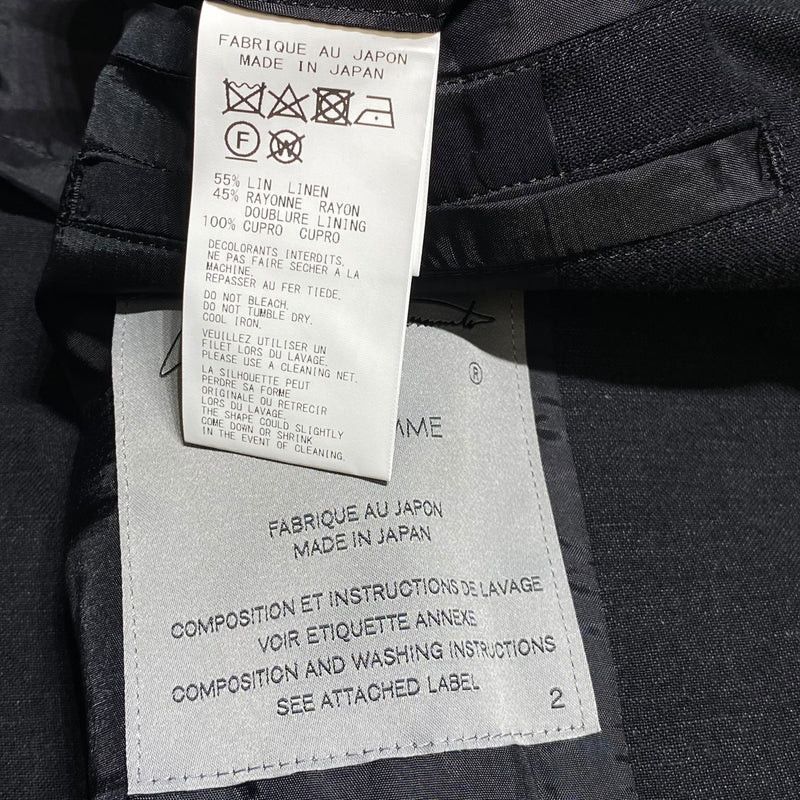 Yohji Yamamoto Yohji Yamamoto pour homme 24SS BOX POCKET BUTTON JACKET Size US M / EU 48-50 / 2 - 6 Thumbnail