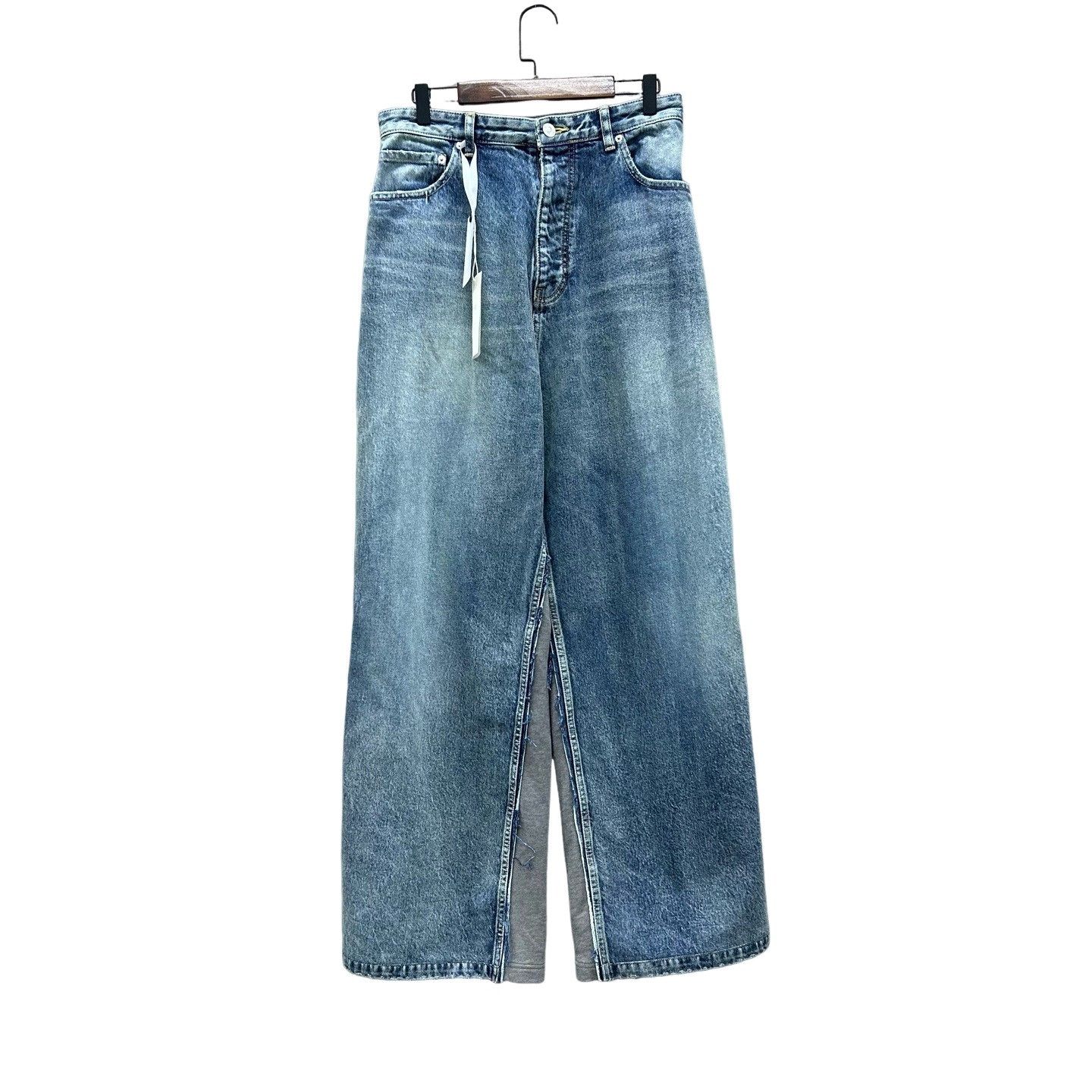 Balenciaga Balenciaga Hybrid Denim Sweatpants Size M Size US 32 / EU 48 - 1 Thumbnail