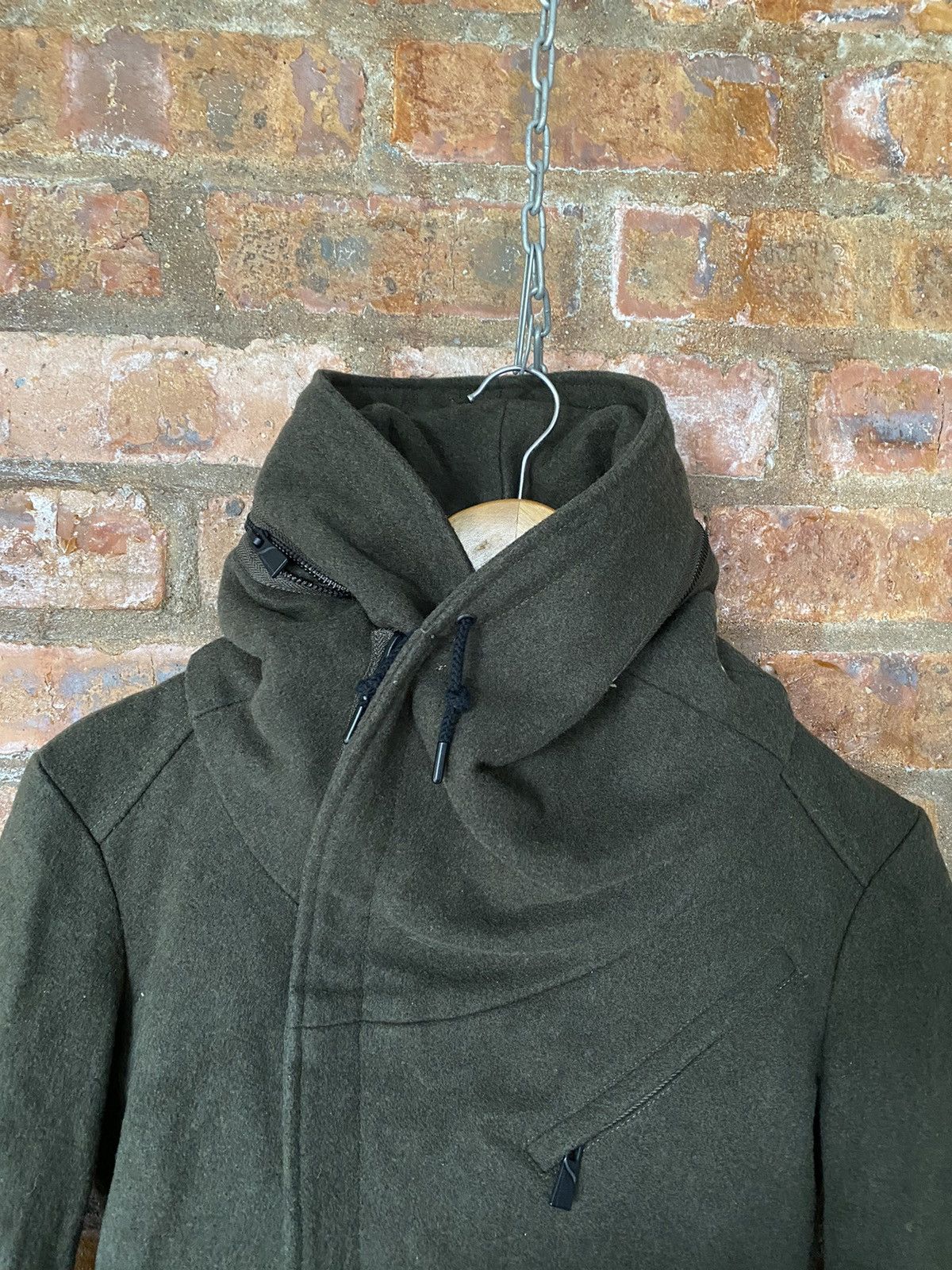 Katharine Hamnett London Vtg K.Hamnett Gimmick Bono Wool padded large hoodie Size US S / EU 44-46 / 1 - 14 Thumbnail