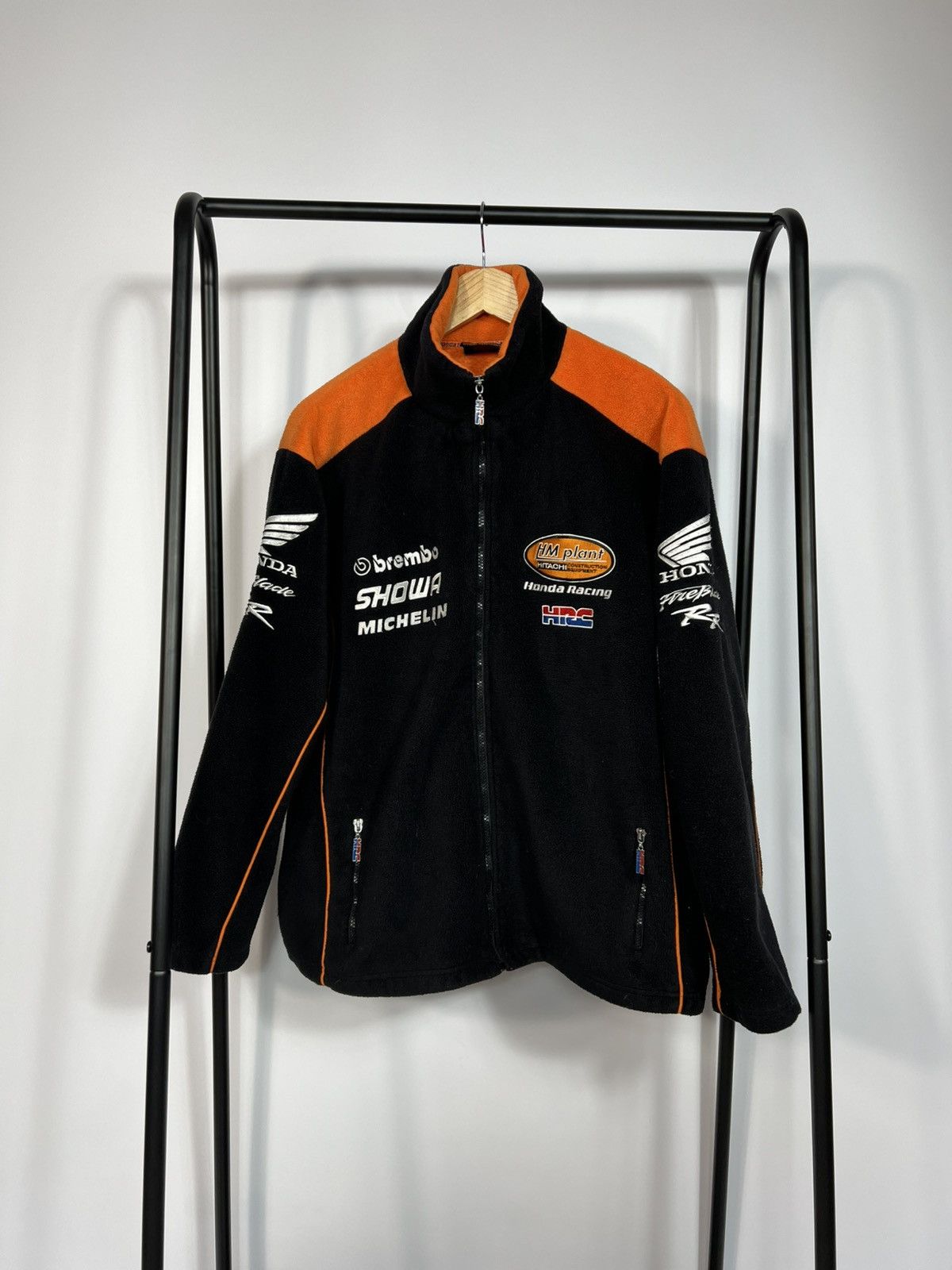 Honda Rare Honda Racing Fleece Jacket HM Plant Moto Style Nascar Size US M / EU 48-50 / 2 - 1 Thumbnail