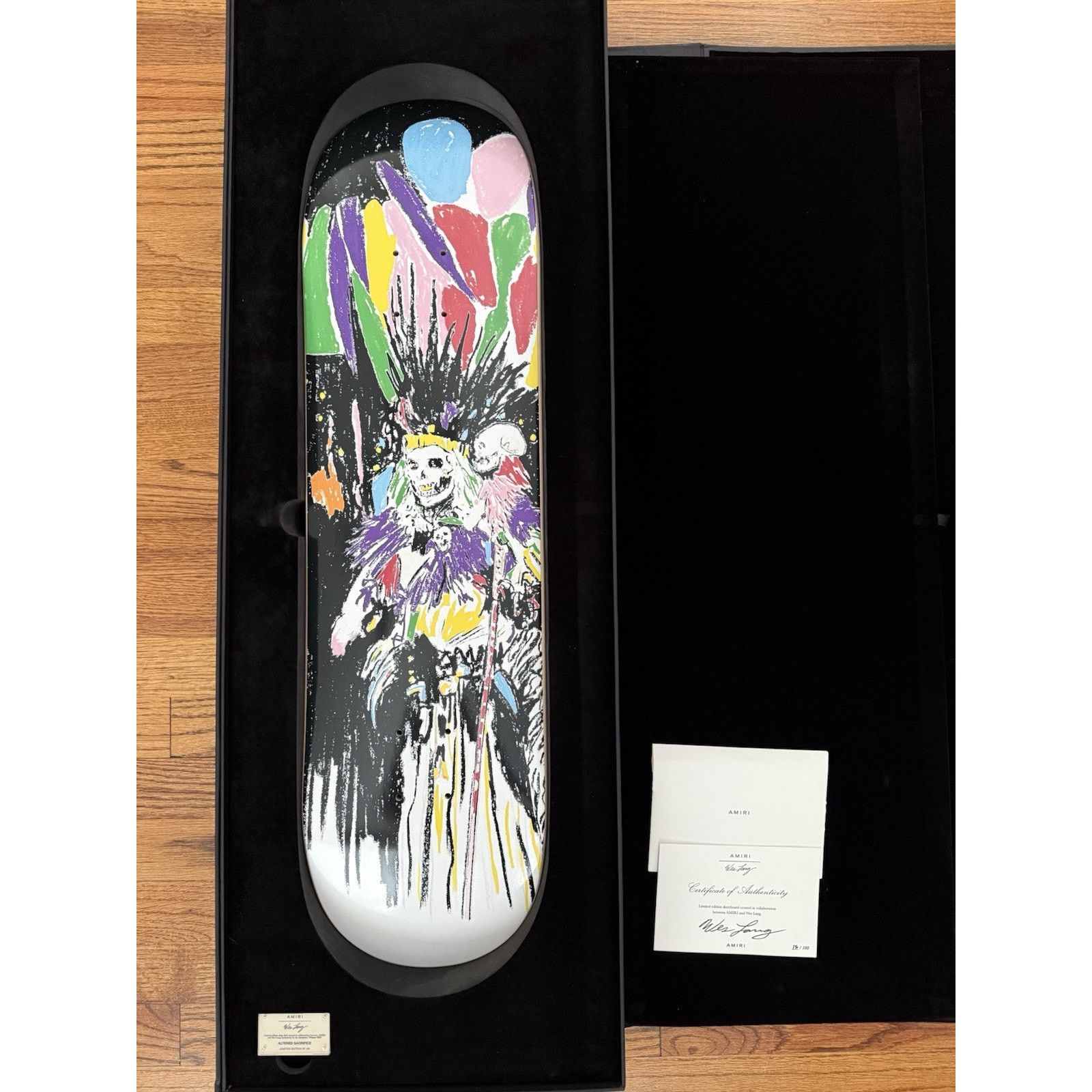 Amiri VERY limited AMIRI X WES LANG SKATEBOARD 15 Of 100 Size ONE SIZE - 1 Thumbnail