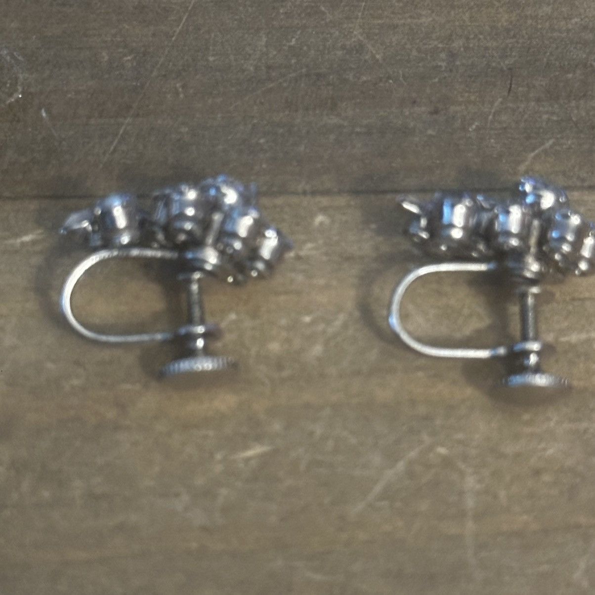 Other Vintage Coro rhinestone screw back earrings Size ONE SIZE - 3 Thumbnail
