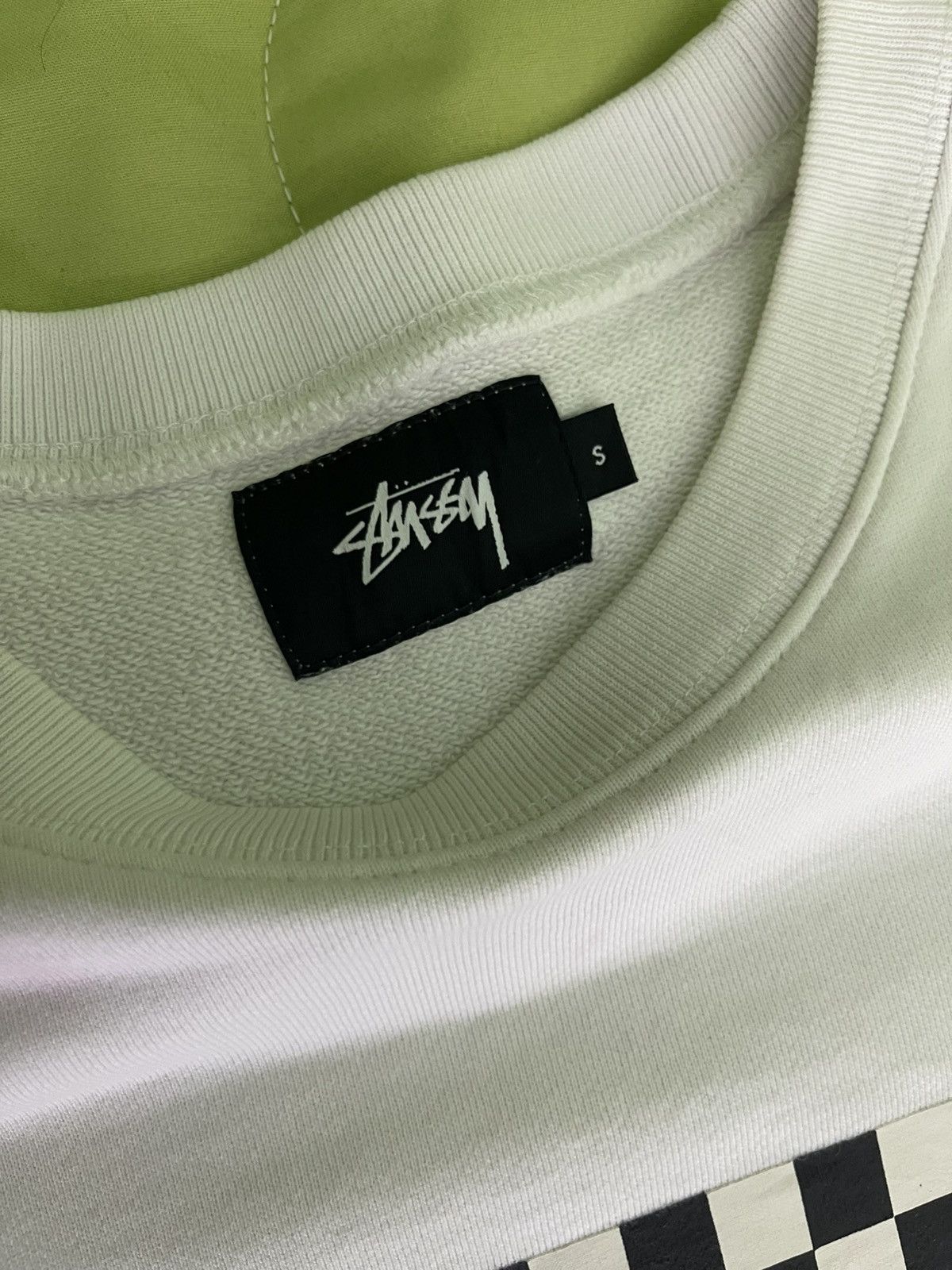 Stussy Vintage Stussy Cherkers Sweatshirt Short Tee Size US S / EU 44-46 / 1 - 9 Thumbnail