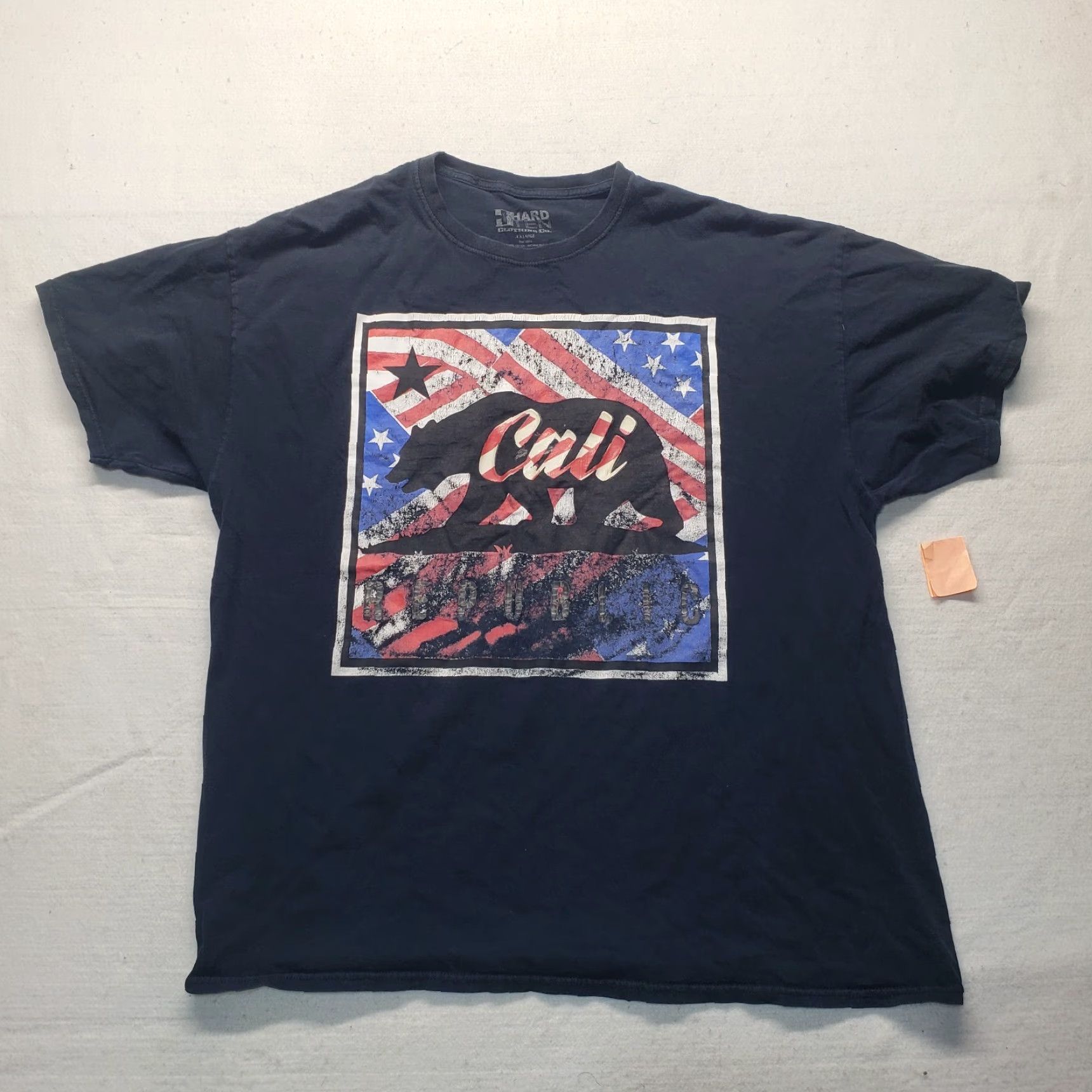 Vintage California Grizzly Bear Star Flag Cali Republic Pride T-shirt Adult Mens 2XL XXL Size US XXL / EU 58 / 5 - 2 Thumbnail