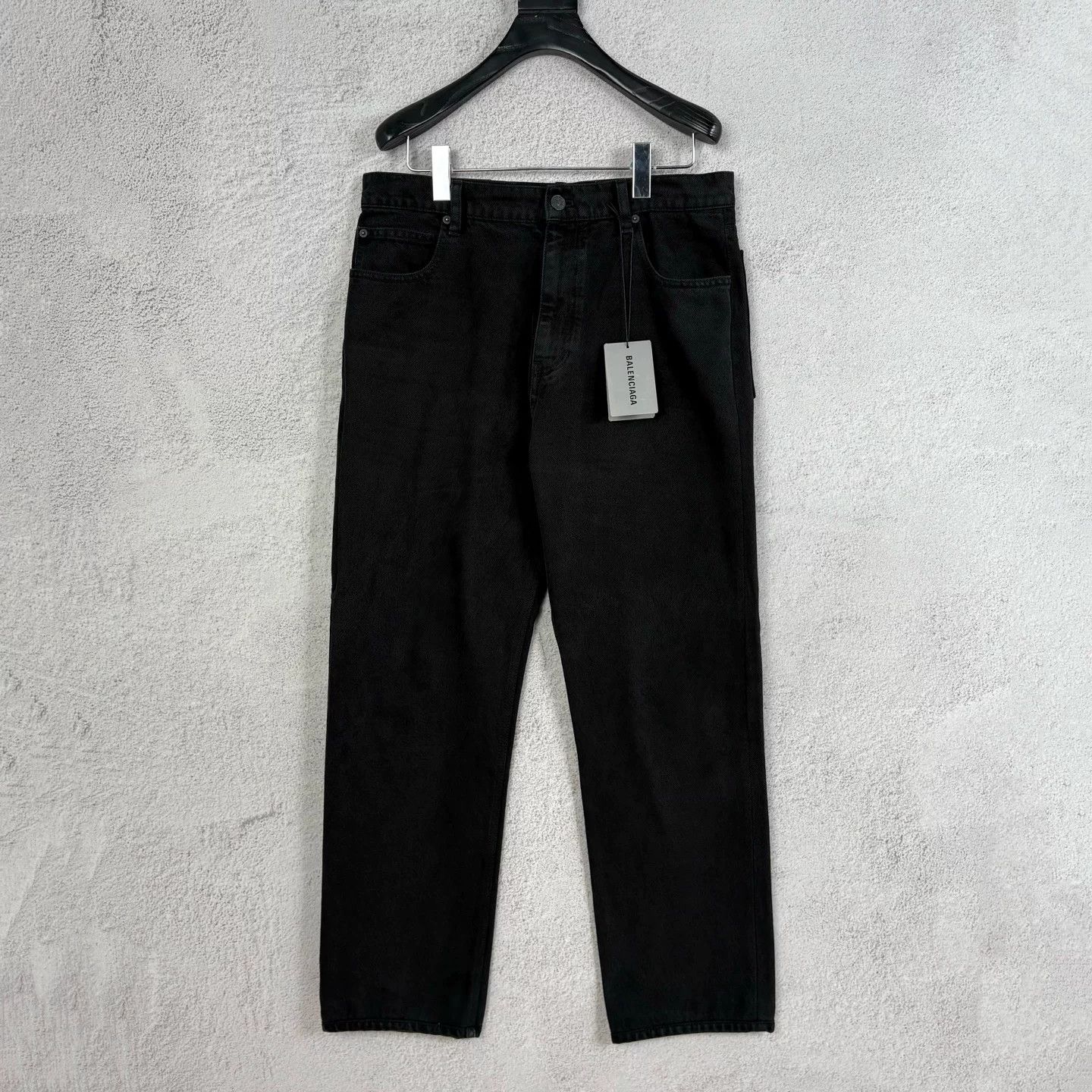Balenciaga Balenciaga Black Washed Denim Jeans Size M Size US 34 / EU 50 - 1 Thumbnail