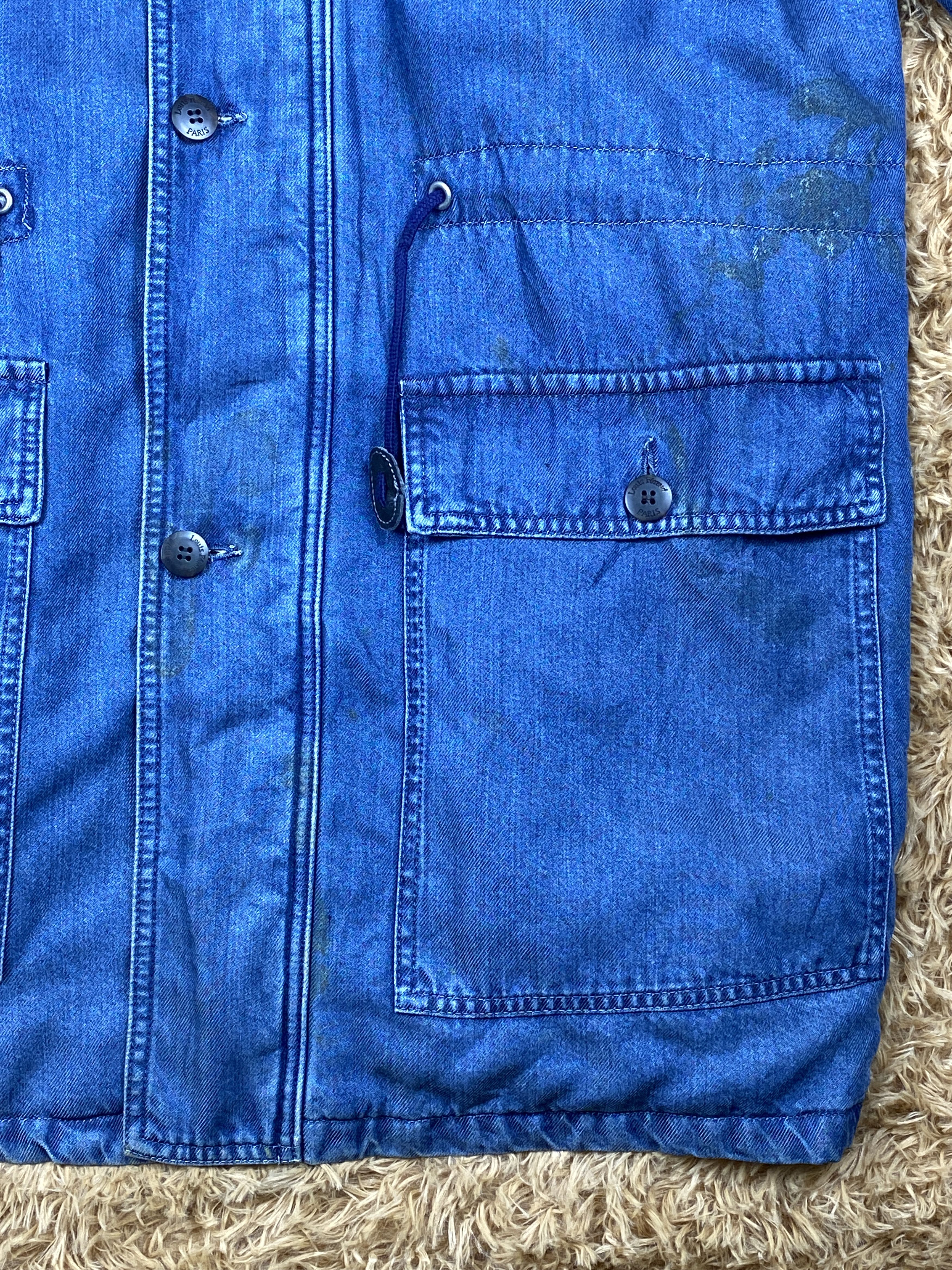 Louis Feraud Vintage Louis Feraud Hoodie Denim Jacket J1674 Size US L / EU 52-54 / 3 - 6 Thumbnail