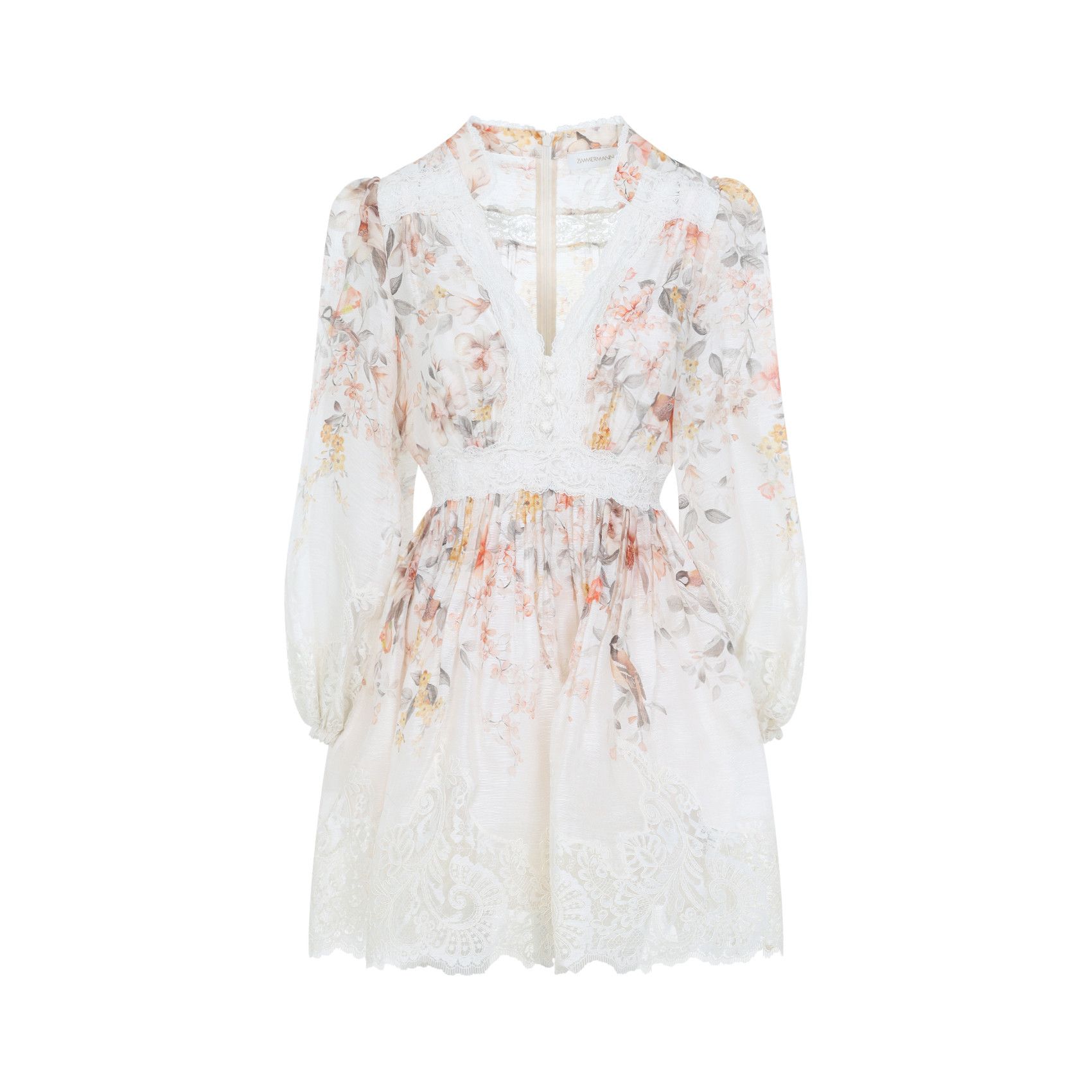 Zimmermann Zimmermann Luca Lace Lantern Dress Size S / US 4 / IT 40 - 1 Thumbnail