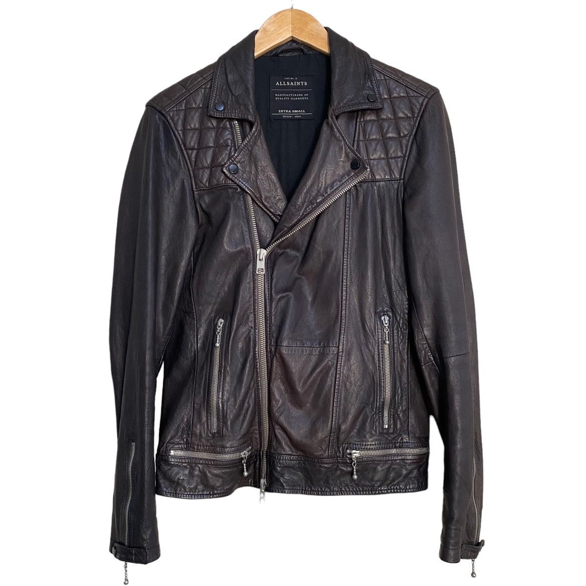 Allsaints Allsaint Leather Jacket Oxblood Conroy Size US XS / EU 42 / 0 - 2 Thumbnail