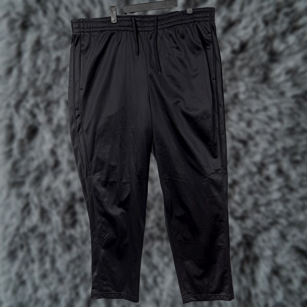 Tek Gear Tek Gear Track Pants 2XL Black Open-Bottom Athletic Gym & Training Pants Men Regular Waist 40 Inseam 30 Pockets Athletic-style Size US 39 - 1 Thumbnail
