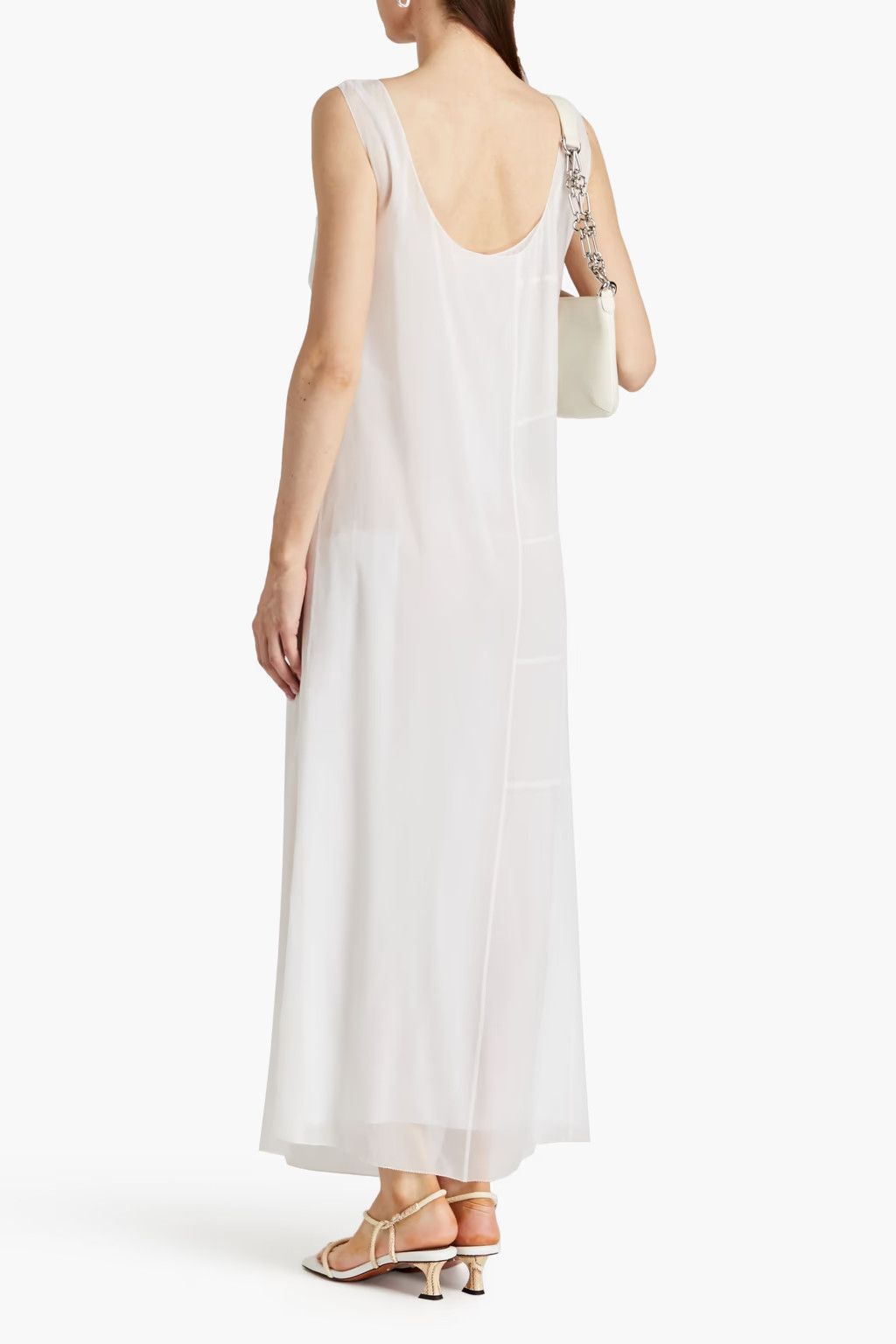 Maison Margiela o1y0625 Maxi Dress in White Size S / US 4 / IT 40 - 3 Thumbnail