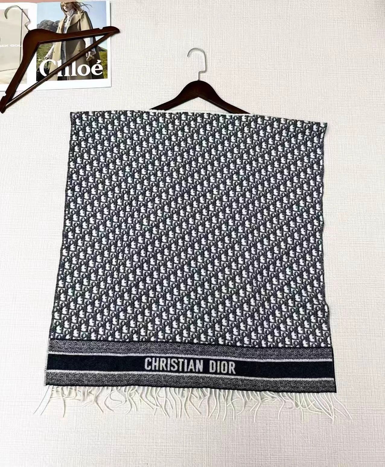 Dior Dior Cashmere Stole 128x68cm Size ONE SIZE - 2 Thumbnail