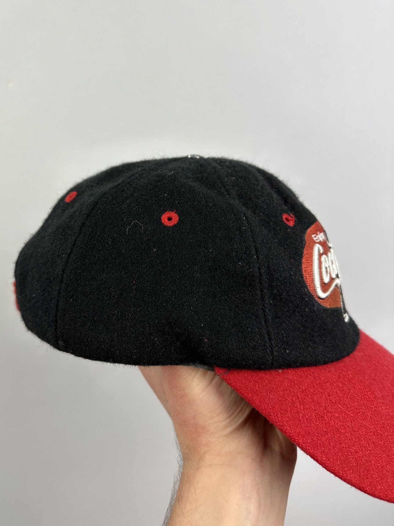 Coca Cola × Vintage Vintage 90’s Coca Cola Promo Wool Cap Size ONE SIZE - 6 Thumbnail