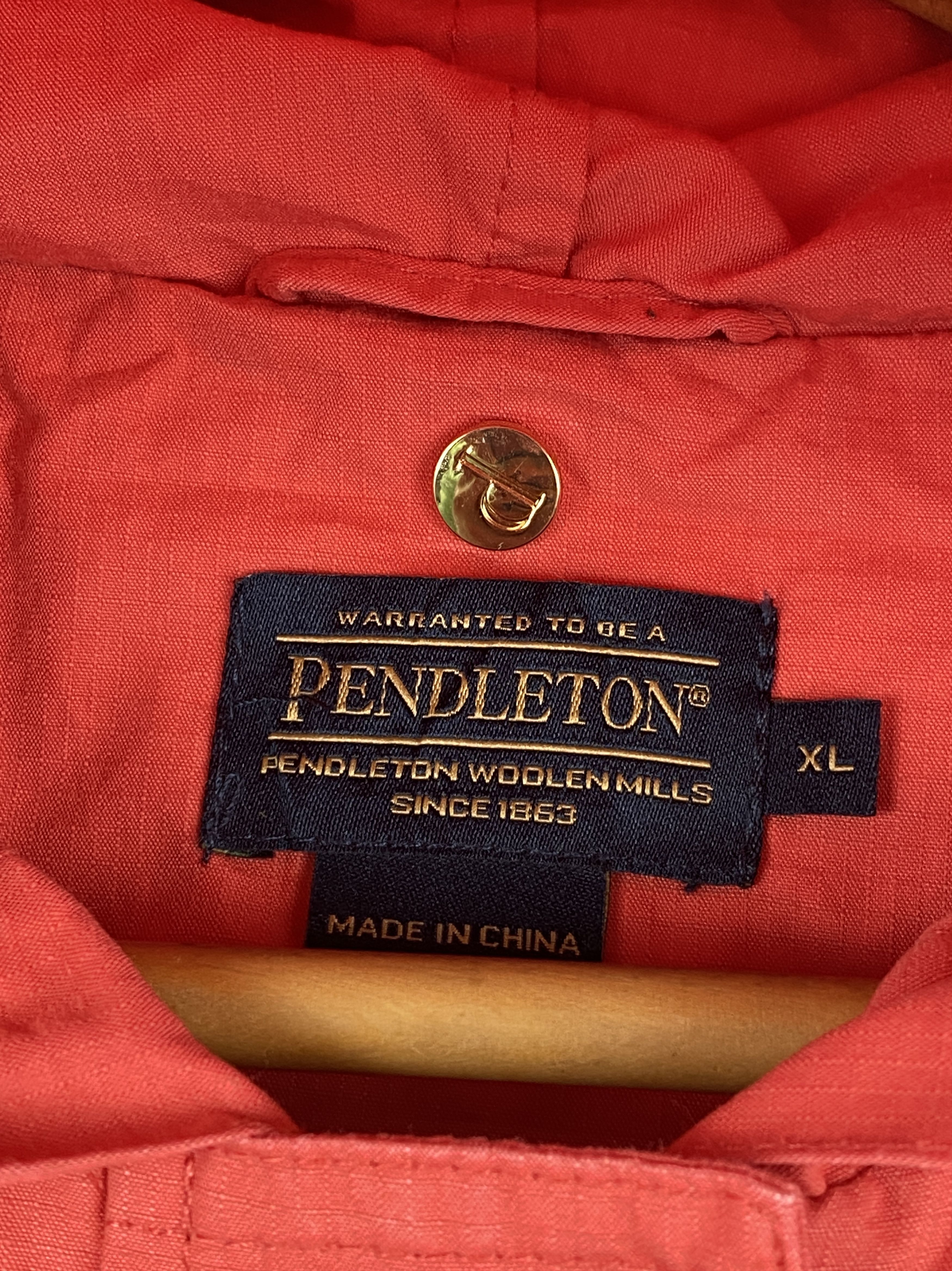 Pendleton Vintage Pendleton Multi Pocket Hooded Vest J2029 Size US XL / EU 56 / 4 - 5 Thumbnail