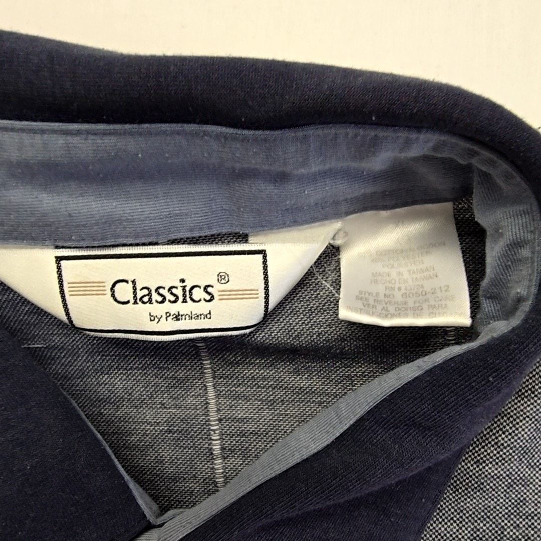 Other Vintage Classics by Palm Island Polo Striped Blue XL 90s Size US XL / EU 56 / 4 - 7 Thumbnail
