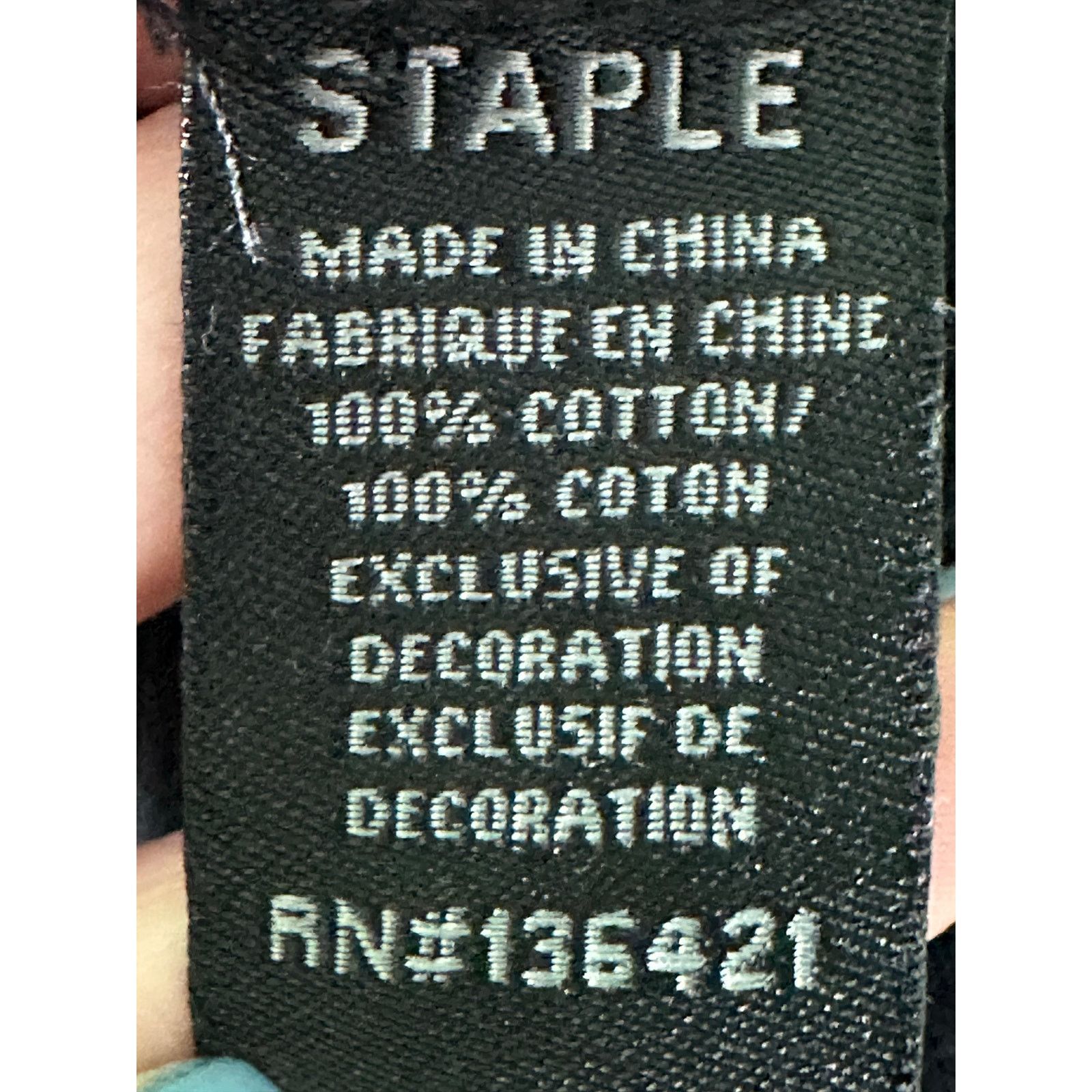 Staple Staple World Reknown Pigeon Brand Black Polo Shirt size L Size US L / EU 52-54 / 3 - 4 Thumbnail
