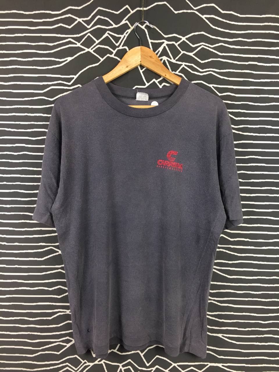 Carrera Vtg 90s Carrera Austrian Sports Glasses Small Logo Promo Tee Size US L / EU 52-54 / 3 - 2 Thumbnail