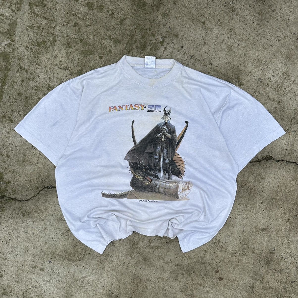 Le Grande Bleu (L.G.B.) VTG Fantasy & SF Block Club Chris Achilleos T-shirts Gothic Size US L / EU 52-54 / 3 - 1 Thumbnail