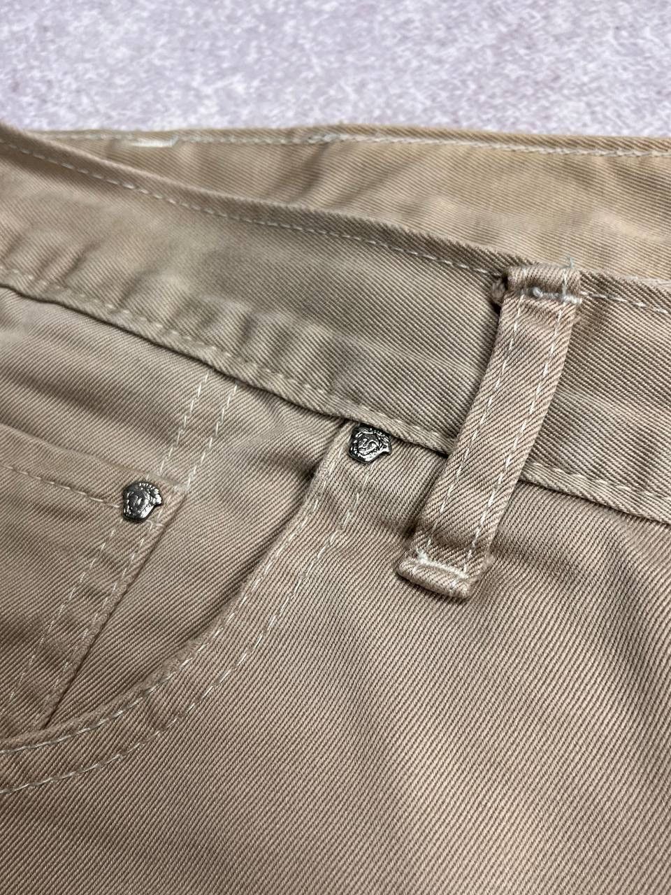 Versace × Vintage VINTAGE VERSACE MEDUSA BAGGY DISTRESSED AVANTGARDE PANTS Y2K Size US 38 / EU 54 - 8 Thumbnail