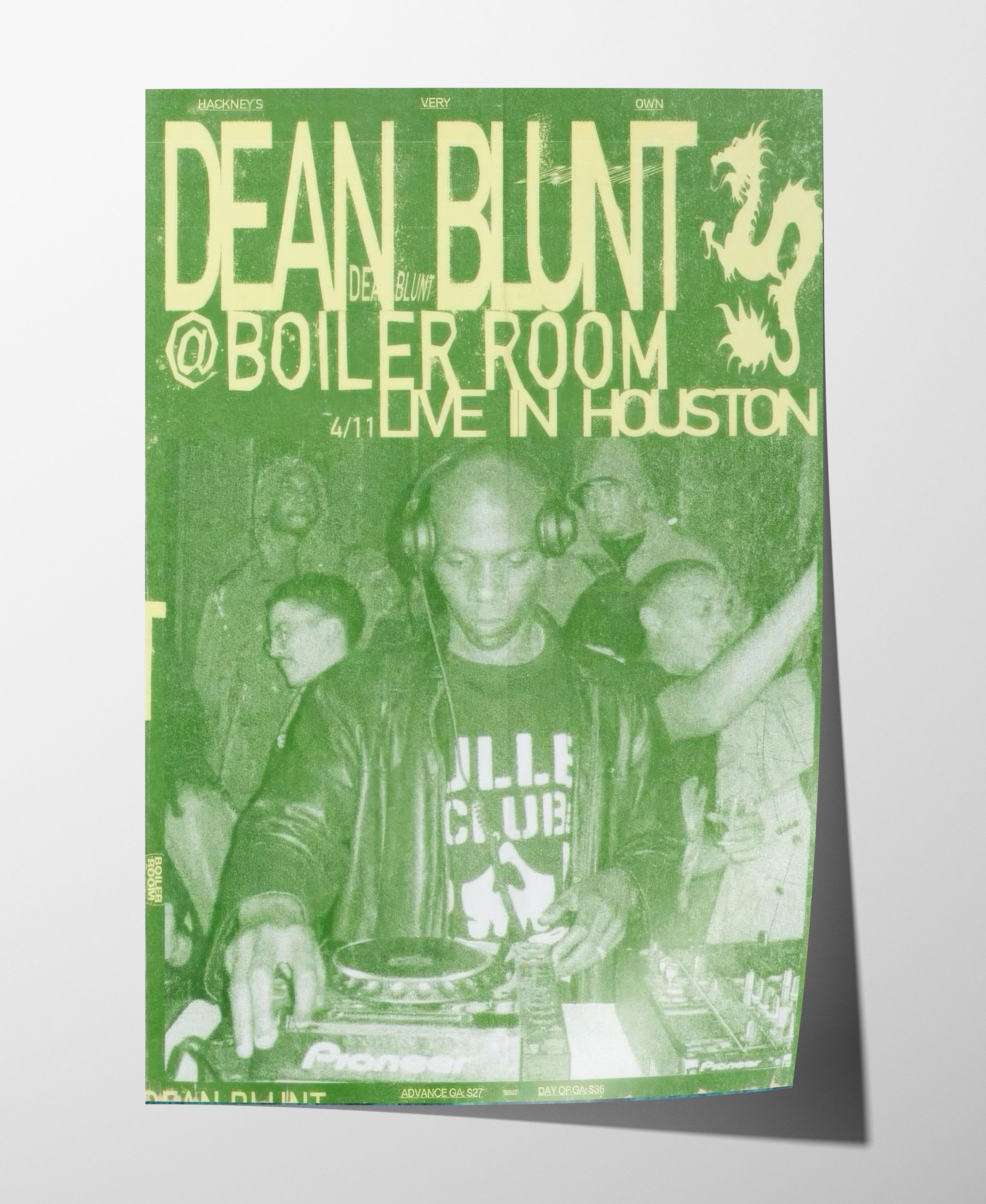 Band Tees Dean Blunt Poster Print Tee Gift Vintage Music Band Merch Size ONE SIZE - 2 Thumbnail