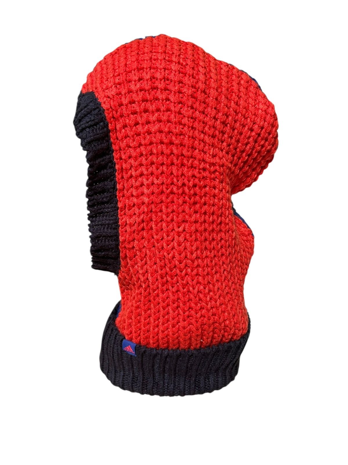 Adidas × Japanese Brand × Vintage Vintage Adidas Balaclava Masked Knitted big Beanie Rare Size ONE SIZE - 4 Thumbnail