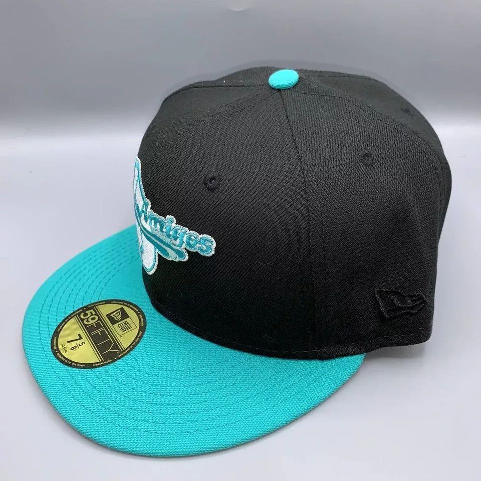 New Era Miami Amigos Hat Men 7 5/8 59Fifty New Era MiLB Fitted Cap Size ONE SIZE - 3 Thumbnail