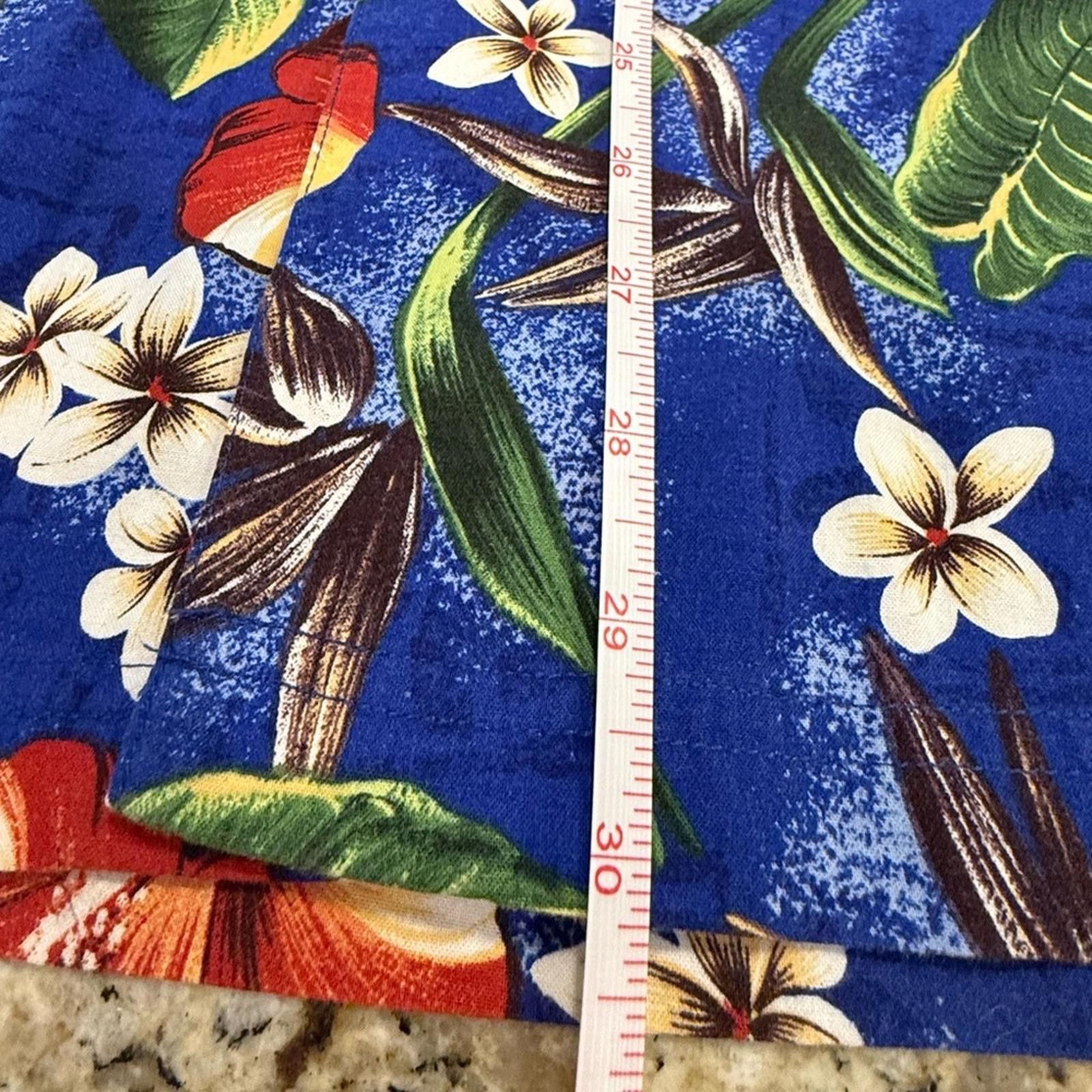 Other Cactus Black Label floral palm Hawaiian button up shirt SZ M Size US M / EU 48-50 / 2 - 8 Thumbnail