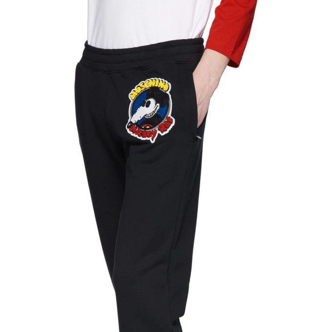 Moschino o1y0225 Jogger & Sweatpant in Black Size US 28 / EU 44 - 4 Thumbnail