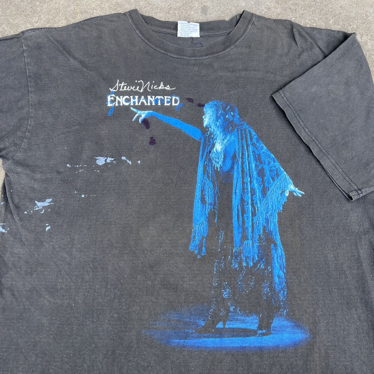 Band Tees Vintage 90s Stevie Nicks Enchanted Tour Promo Tee XL Faded Size US XL / EU 56 / 4 - 3 Thumbnail