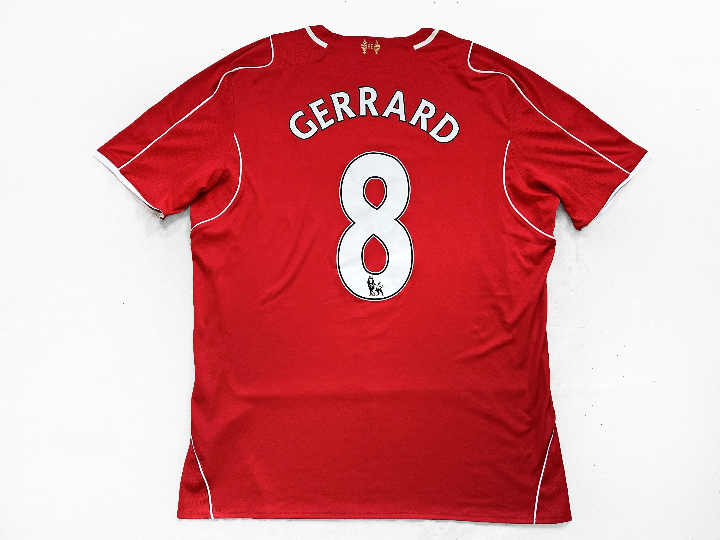 GERRARD WARRIOR LIVERPOOL FC SIZE xXL 2014 SHIRT jersey