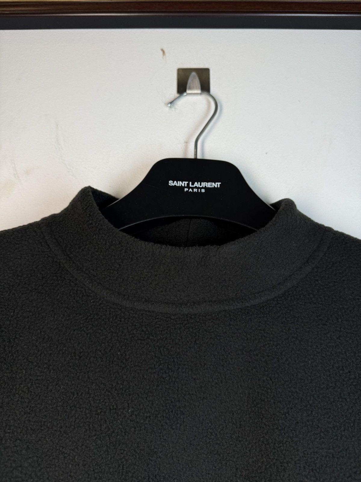 Yves Saint Laurent Fleece YSL Sweatshirt Black Turtleneck Soft Vintage Sweater Size US M / EU 48-50 / 2 - 12 Thumbnail