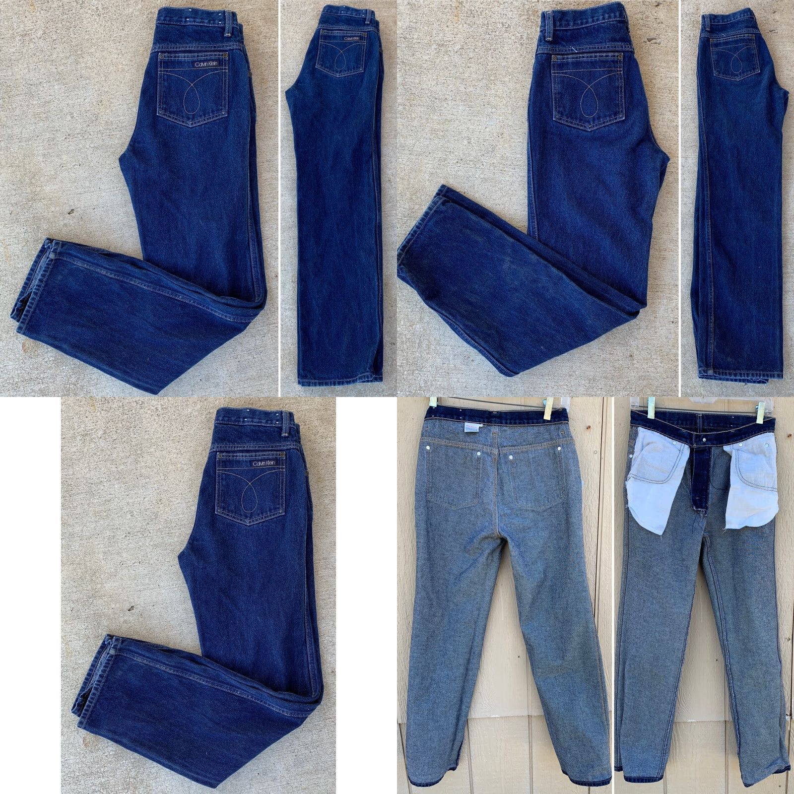 Calvin Klein VINTAGE Calvin Klein Jeans Made In USA 28 Inch Waist Denim Blue 28 in. Inseam 30.75 in. 100% Cotton Mens Womens Boys Girls Size 28" / US 6 / IT 42 - 8 Thumbnail