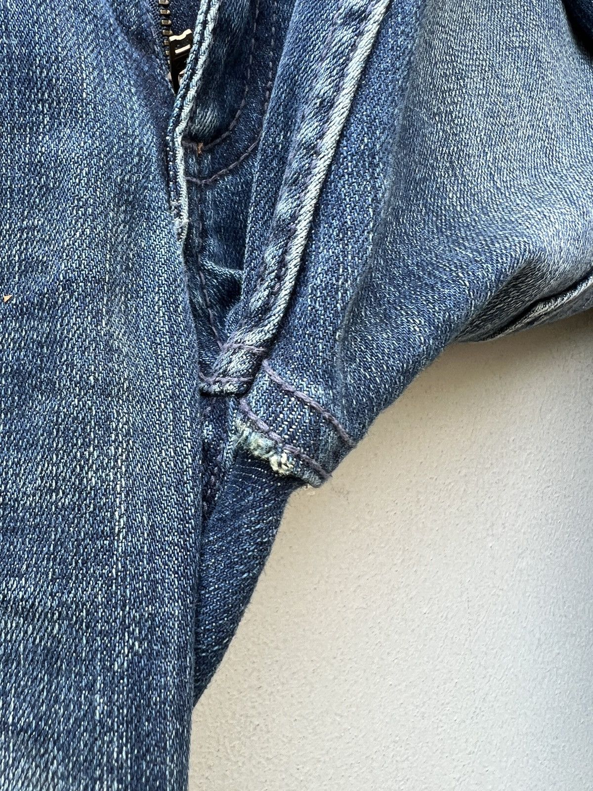BUFFALO BOBS VTG Buffalo Jeans Japan Distress Denim Stretch Flare Jeans Size US 29 - 15 Thumbnail