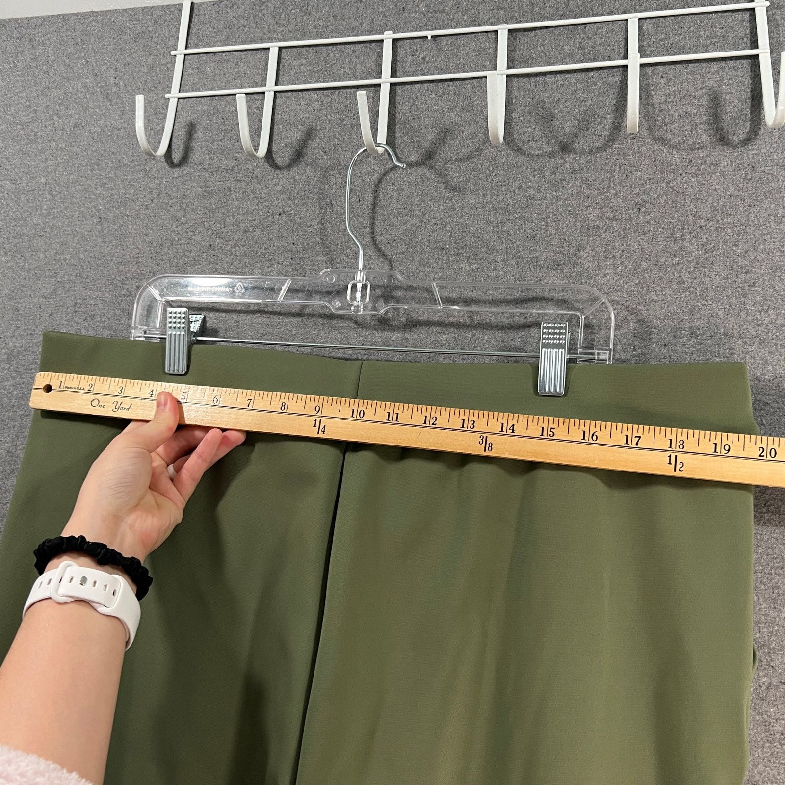 Other Isaac Mizrahi Live! Superknit Skinny Ankle Pant Fresh Olive Size 36" / US 14 / IT 50 - 5 Thumbnail