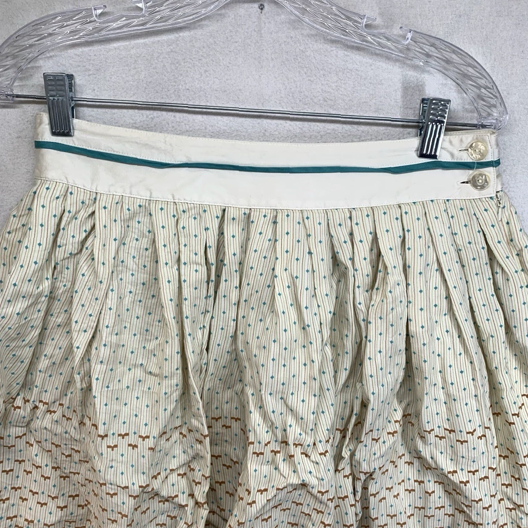 Vintage VINTAGE Munsingwear Women’s Mini Skirt Size 4 All Over Geometric Pattern Silk Wool Knit Casual Bohemian Beach Travel Size 27" / US 4 / IT 40 - 3 Thumbnail