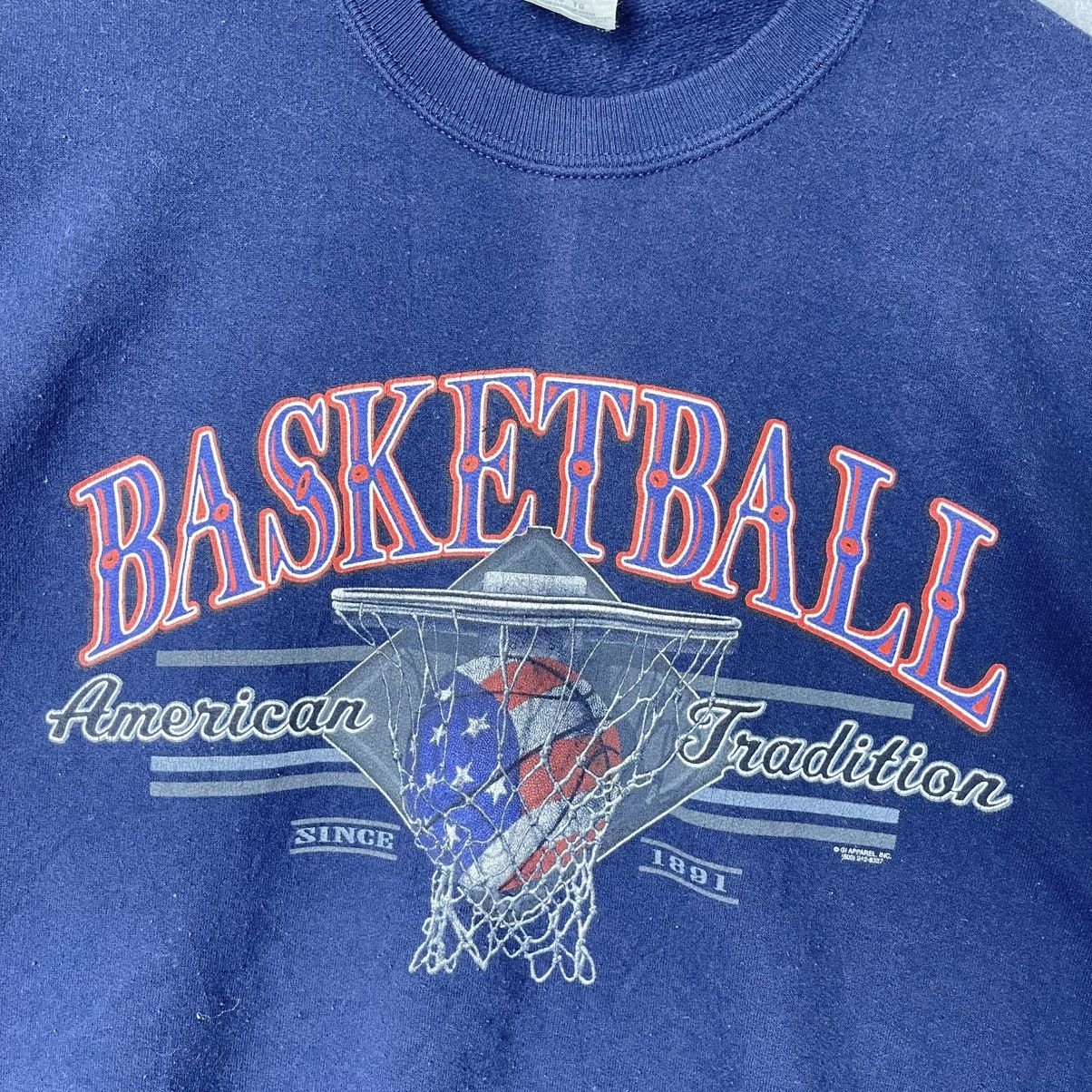 Jerzees Vintage Basketball American Tradition Sweatshirt Size US XL / EU 56 / 4 - 3 Thumbnail