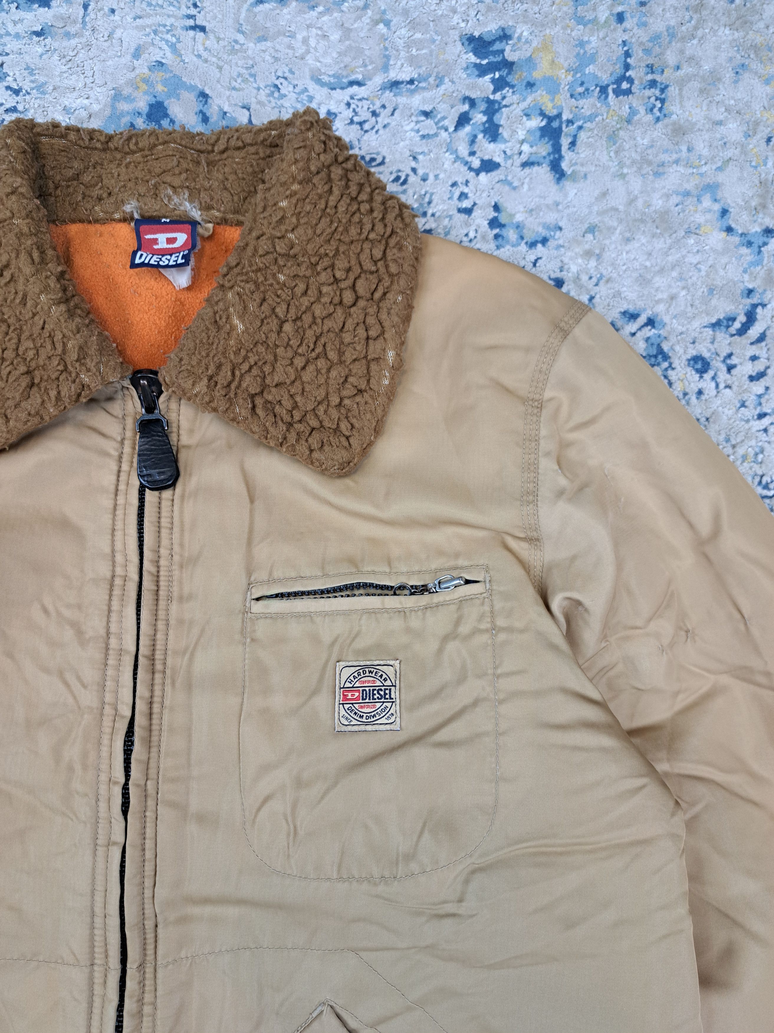 Diesel Diesel Faux Fur Collar Cropped Flyer Jacket Archive y2k Size US M / EU 48-50 / 2 - 3 Thumbnail
