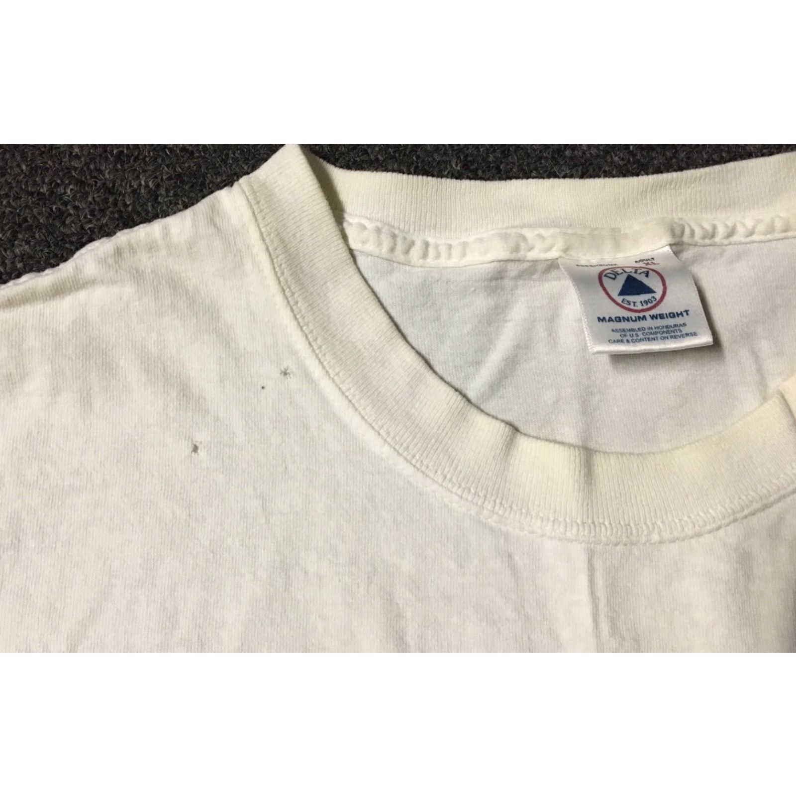 Vintage **VINTAGE 90s Pfizer Screen Test WHITE Faded Shirt XL** User: Vintage 90s Pfizer Screen Test WHITE Faded Shirt XL Size US XL / EU 56 / 4 - 5 Thumbnail