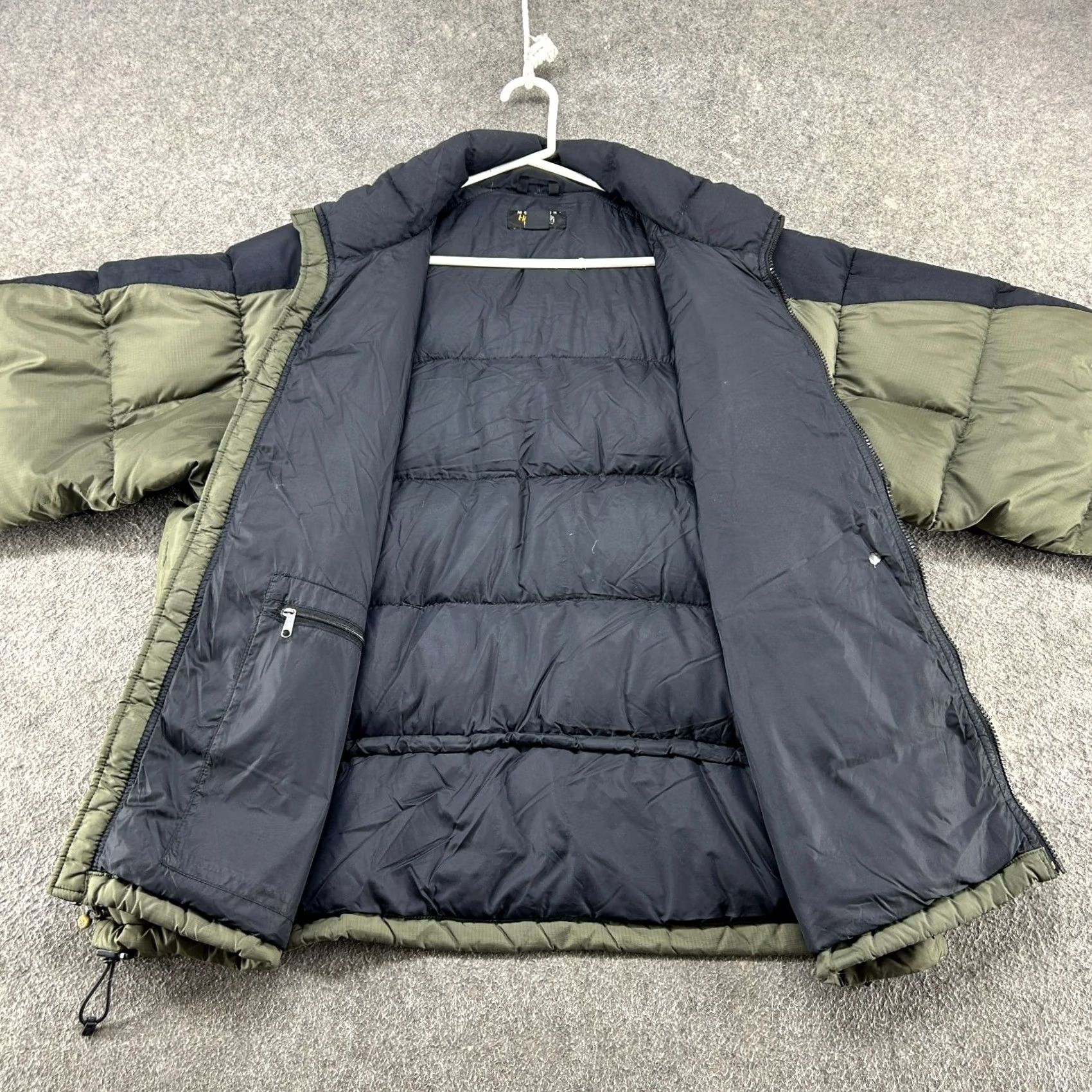 Mountain Hardwear VINTAGE Mountain Hardwear Jacket Puffer Down Feather XL Green Black Ripstop Men Size US XL / EU 56 / 4 - 2 Thumbnail